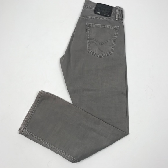 levis 514 gray jeans